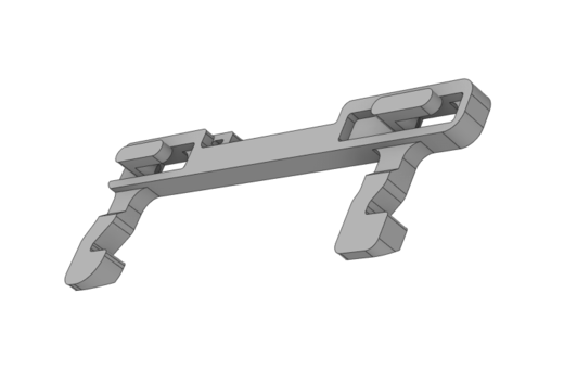 Mechanismus dvířek mikrovlnky