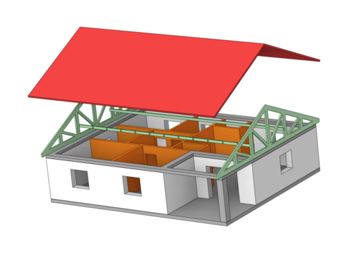 Model rodinného domu 1